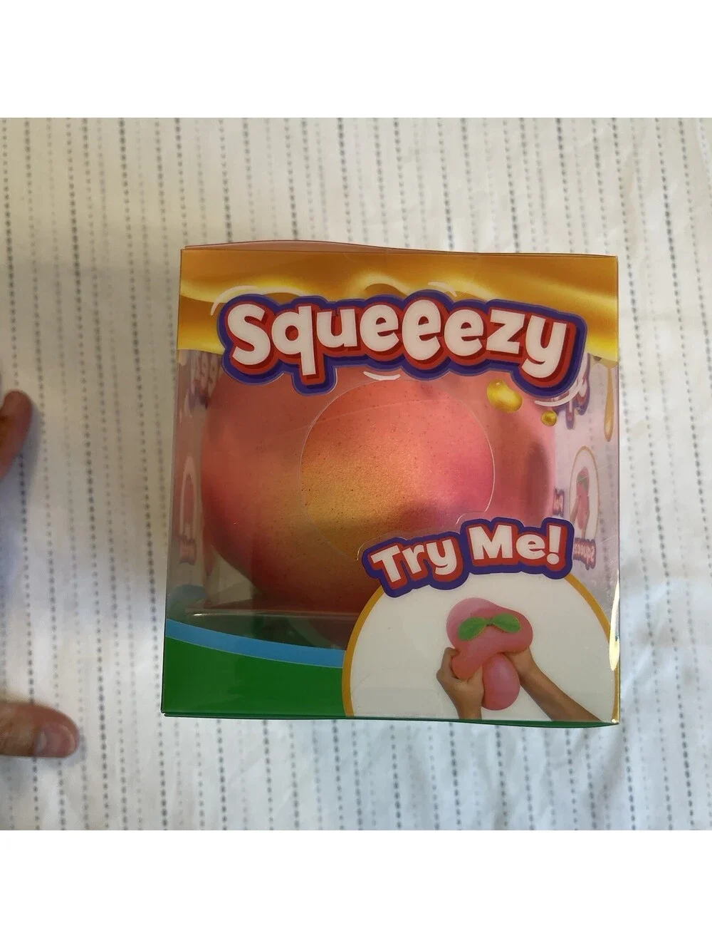 Viral Sunny Days Jumbo Squeezy Peach – Squishy Toy, Stress Relief Sensory Fun 🍑